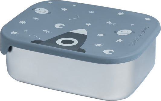 The Cotton Cloud lunchbox rvs met siliconen deksel cosmic