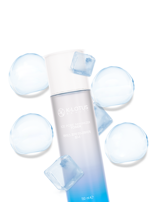 K-Lotus Beauty Ice Pore Toner 150ml - Poriënverkleining, Verfrissend en Hydraterend - Geschikt voor Alle Huidtypen