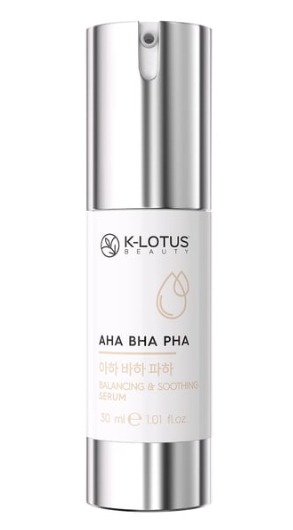 K-Lotus Beauty Huidherstellend en Dode Huidcellen Reinigend Evenwicht Herstellend & Kalmerend AHA BHA PHA Gezichtsserum 28 ML