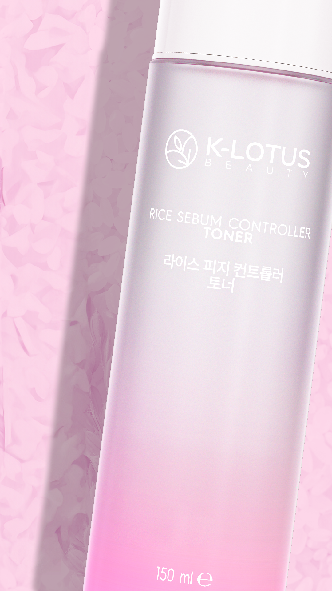 K-Lotus Beauty Rice Sebum Control Toner 150ml - Sebum Controle, Dode Huidcellen Verwijderen, Egaliseert Huidtint