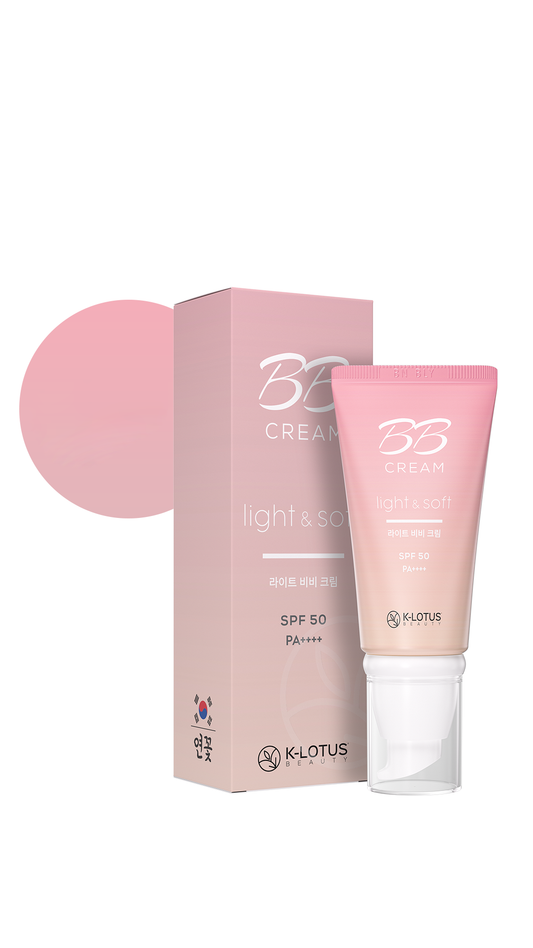 K-Lotus  Light & Soft Dunne Textuur Licht Dekkende BB Crème - Natuurlijke Glans en Perfecte Huid