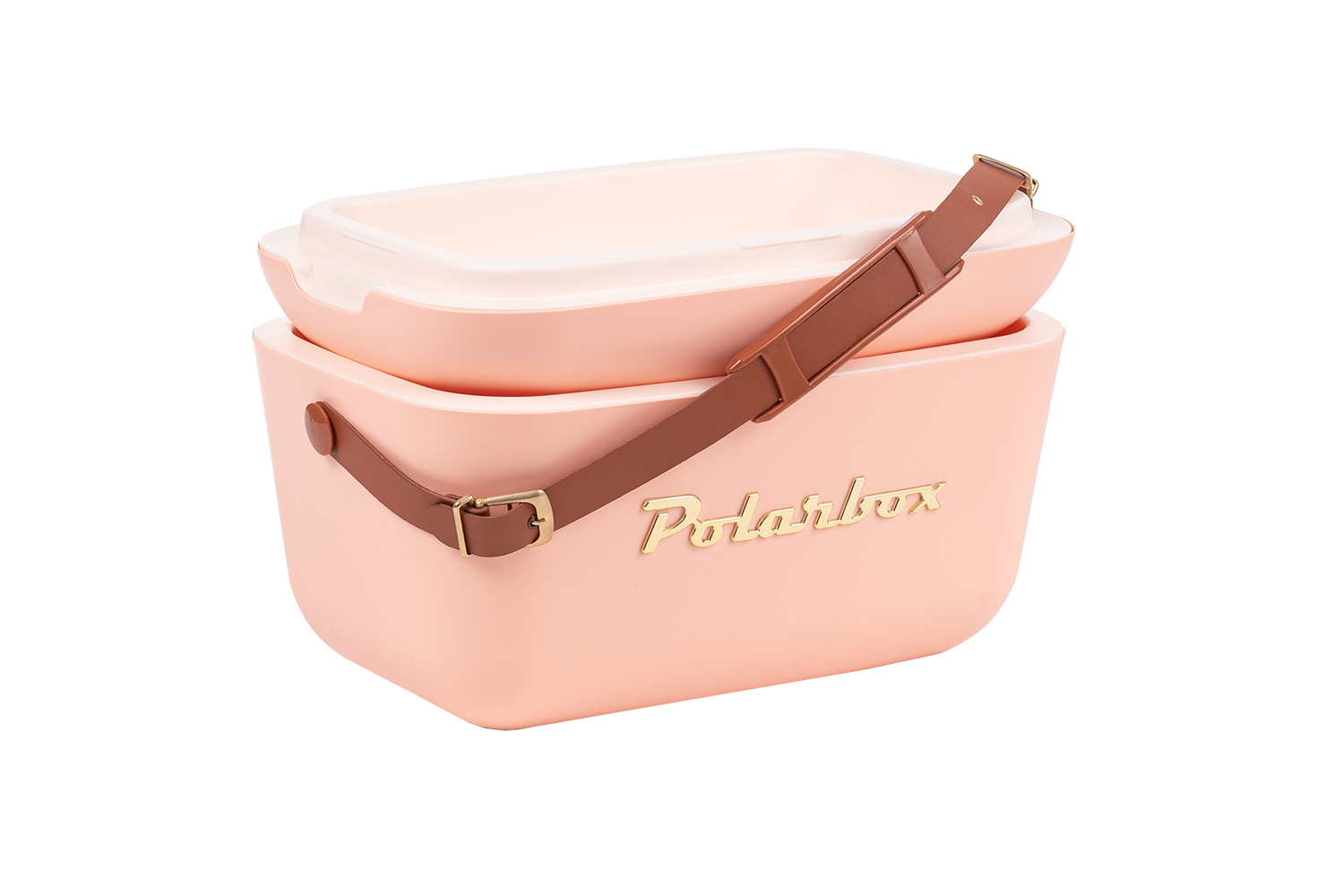 Polarbox - Koelbox - met Schouderband - Coral Goud - 12 Liter - 40x26x(H)24cm