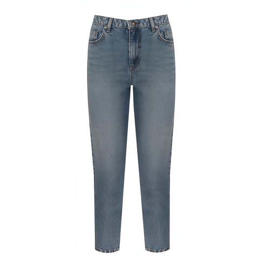 WB Jeans Dames Jeans Mom Monki Blauw