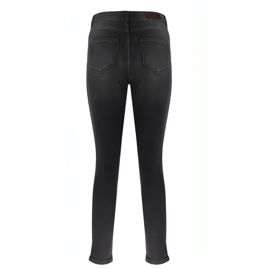 WB Jeans Dames Mid Black - Skinny