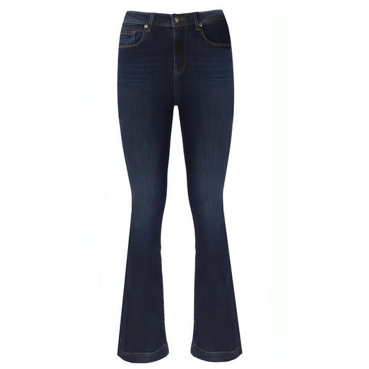 WB Jeans Dames Palazzo Dark Blue