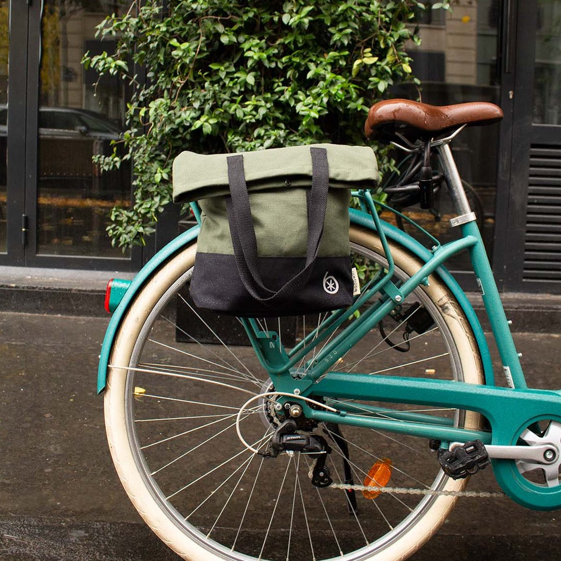 Flo Groene Fietsshopper Tas